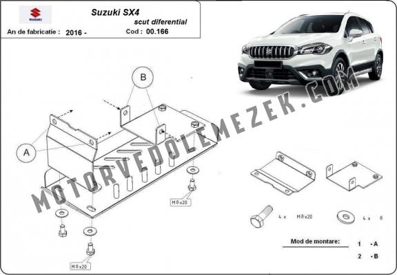 Aluminium differenciálmű védőlemez Suzuki SX4