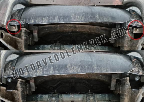 Acél motor, hütő védőlemez Hyundai Terracan
