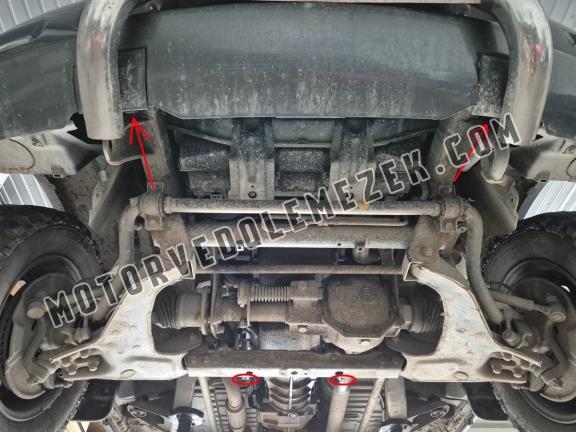 Acél motor, hütő védőlemez Hyundai Terracan
