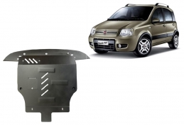 Acél motor, sebességváltó, hűtő, első lökhárító védőlemez Fiat Panda 4x4