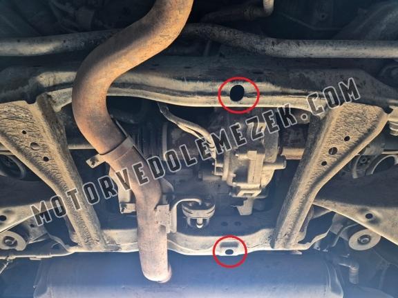 Acél hátsó differenciálmű védőlemez Nissan Qashqai J12