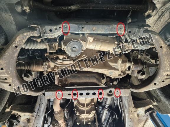 Motor, karter- védő acéllemez Isuzu D-Max
