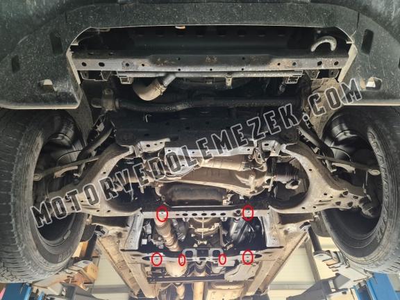 Acél kapcsolószekrény védőlemez Isuzu D-Max