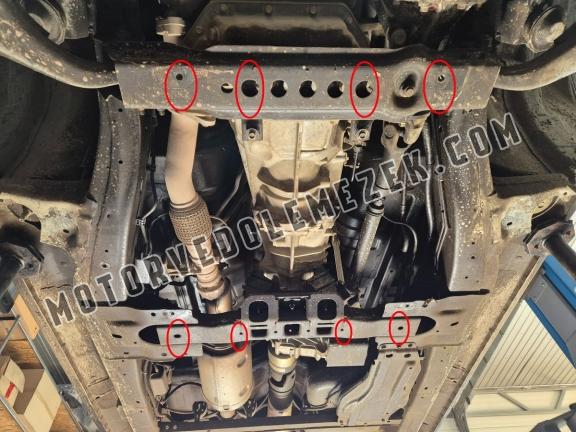 Acél kapcsolószekrény védőlemez Isuzu D-Max