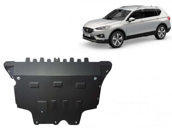 Acél motor, sebességváltó, hűtő, első lökhárító védőlemez Seat Tarraco