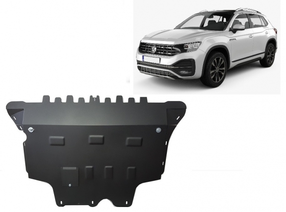 Acél motor, sebességváltó, hűtő, első lökhárító védőlemez VW Tayron