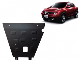 Acél motor, kapcsolószekrény, hűtő védőlemez Nissan Juke