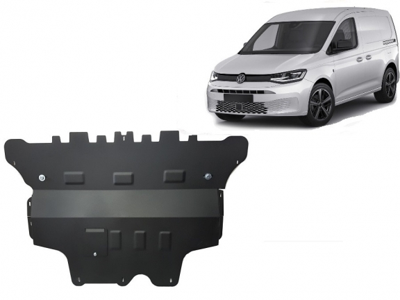 Acél motor, sebességváltó, hűtő, első lökhárító védőlemez VW Caddy
