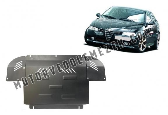Acél motor, kapcsolószekrény, hűtő védőlemez Alfa Romeo 156