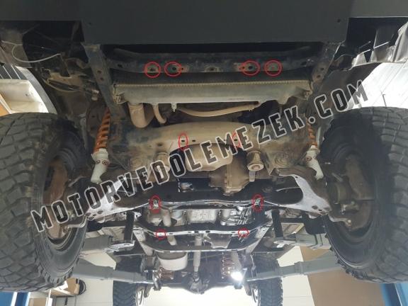 Acél kapcsolószekrény védőlemez Toyota Land Cruiser J90