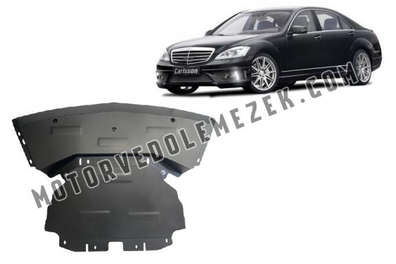 Acél motor, sebbeségváltó, hütő, első lökhárító védőlemez Mercedes S-Classe W221