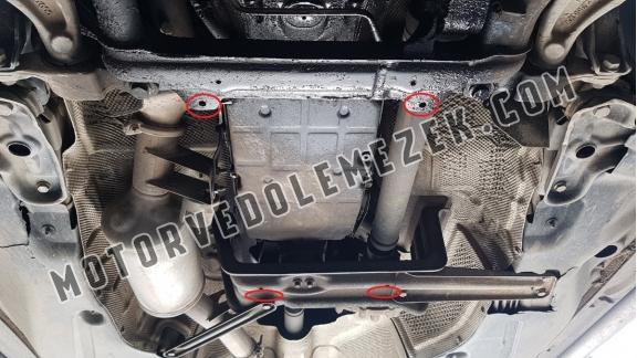 Acél motor, sebbeségváltó, hütő, első lökhárító védőlemez Mercedes ML W164