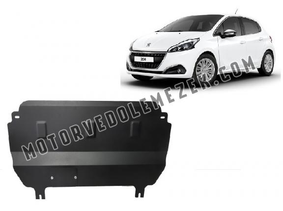 Acél motor, kapcsolószekrény védőlemez Peugeot 208