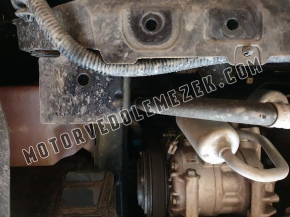 Steel skid plate for SsangYong Korando
