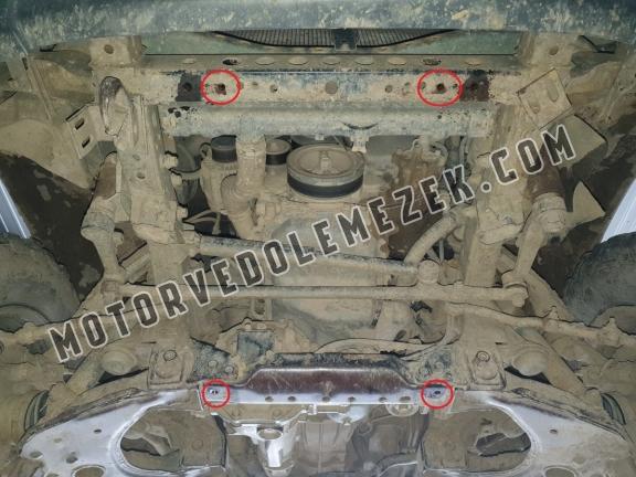 Motor, karter- védő acéllemez Toyota Hilux