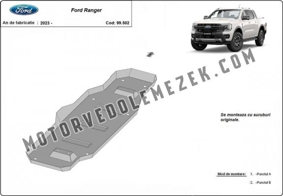 Acél üzemanzagtartály védőlemez Ford Ranger (MB3G9A147CF; 2643728)