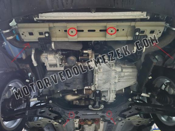 Acél motor, kapcsolószekrény, hütő védőlemez Baic Beijing X35