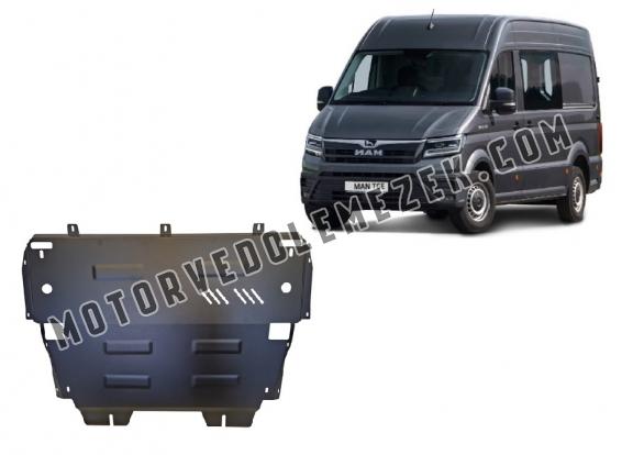 Acél motor, kapcsolószekrény, hütő védőlemez Man Tge