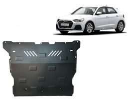 Acél motor, kapcsolószekrény, hűtő védőlemez Audi A1