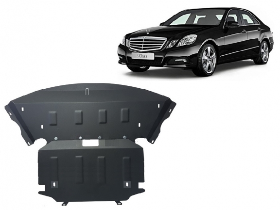 Acél motor, hűtő védőlemez Mercedes E-Classe W212