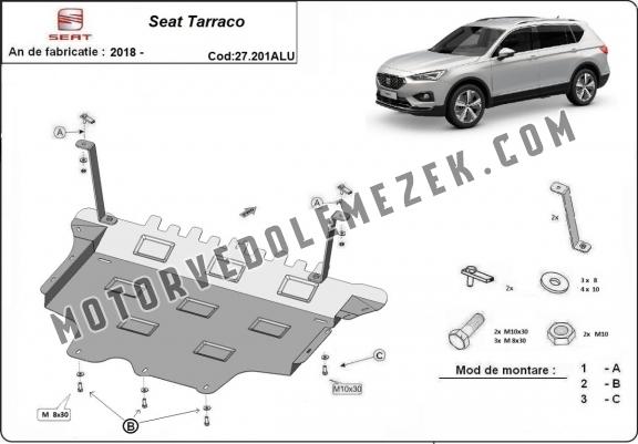 Alumínium motor, sebességváltó, hűtő, első lökhárító védőlemez Seat Tarraco
