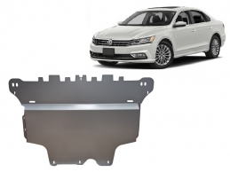 Alumínium motor, sebességváltó, hűtő, első lökhárító védőlemez VW Passat Alltrack