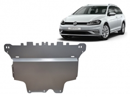 Alumínium motor-, sebességváltó-, hűtő- és első lökhárító védőlemez VW Golf 7
