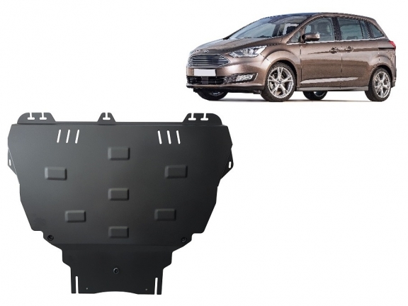 Acél motor, kapcsolószekrény védőlemez Ford C - Max