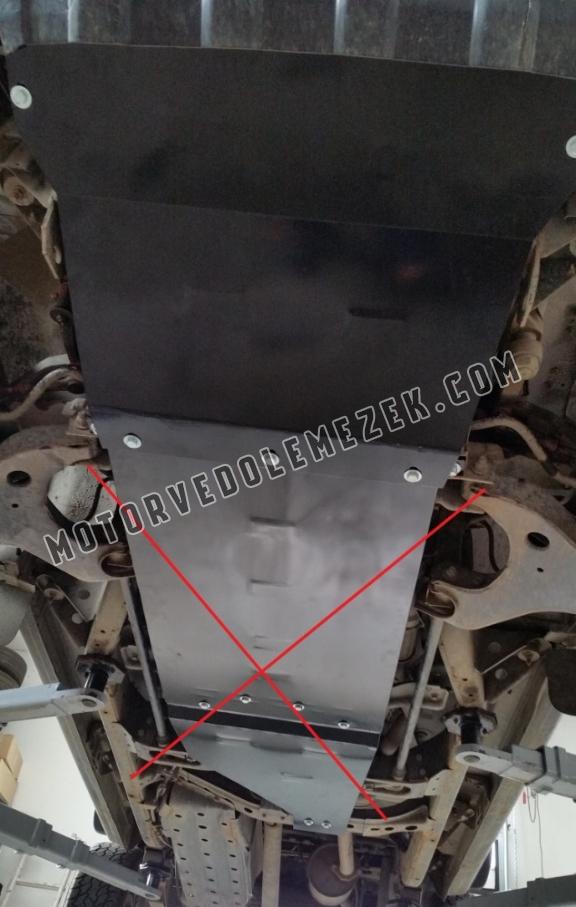 Acél motor, hütő védőlemez Nissan Pick Up