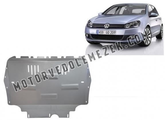 Alumínium motor, kapcsolószekrény, hűtő védőlemez VW Golf 6