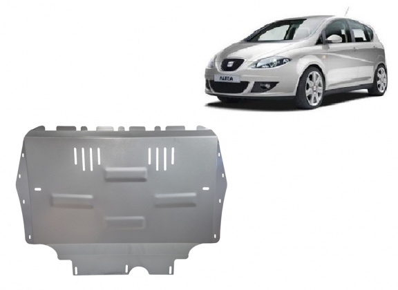 Alumínium motor, kapcsolószekrény, hűtő védőlemez Seat Altea