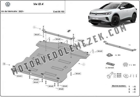 Motor, karter- védő acéllemez Volkswagen ID 4