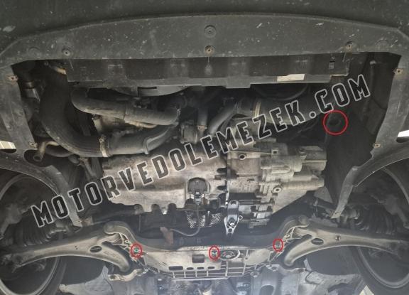 Acél motor, kapcsolószekrény védőlemez Volkswagen Sharan - Webasto