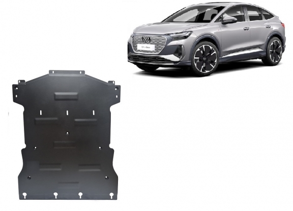Acél motor, hűtő védőlemez Audi Q4 e-tron