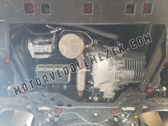 Acél motor, kapcsolószekrény, hütő védőlemez Fiat Doblo