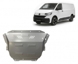 Galvanizált Acél motor, sebességváltó, hűtő, első lökhárító védőlemez Volkswagen Transporter T7