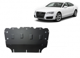 Acél motor, hűtő védőlemez Audi A7