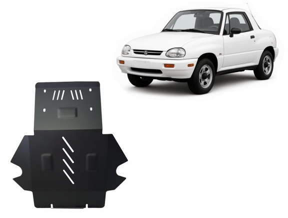 Acél motor, hűtő védőlemez Suzuki X90