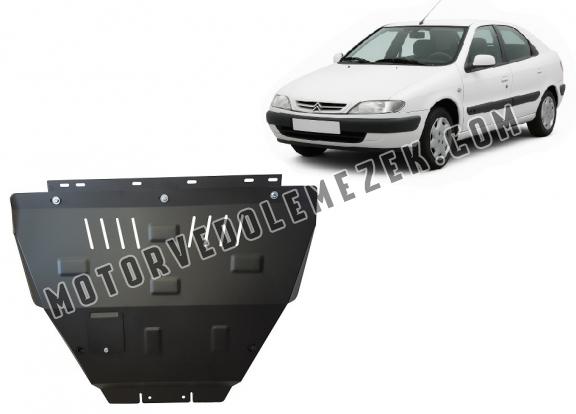 Acél motor, kapcsolószekrény védőlemez Citroen Xsara