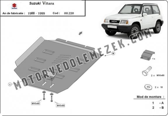 Acél kapcsolószekrény védőlemez Suzuki Vitara