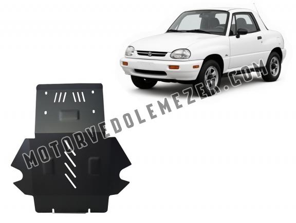 Acél motor, hütő védőlemez Suzuki X90