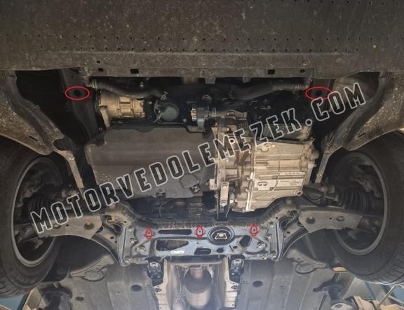 Acél motor, kapcsolószekrény, hütő védőlemez Ford Transit Connect