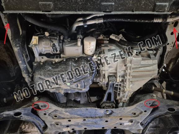 Alumínium motor, sebességváltó, hűtő, első lökhárító védőlemez Ford Transit FWD
