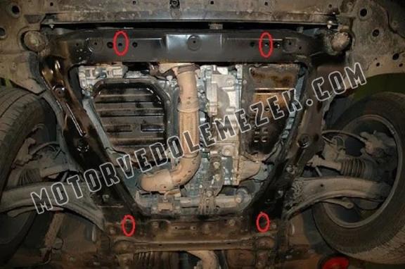 Acél motor, kapcsolószekrény védőlemez Nissan X-Trail T31