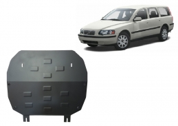 Acél motor, kapcsolószekrény, hűtő védőlemez Volvo V70