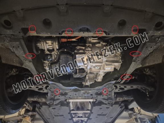 Acél motor, kapcsolószekrény, hütő védőlemez Toyota C-HR