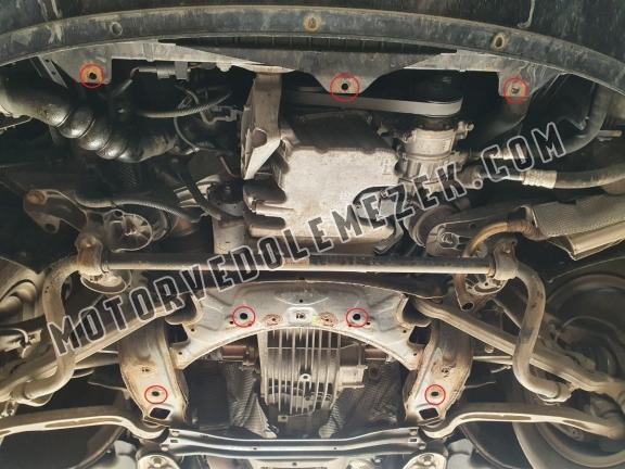 Steel skid plate for Audi A6 Allroad 2 - sans latéraux