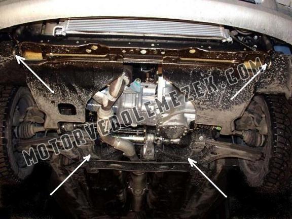Acél motor, sebbeségváltó, hütő, első lökhárító védőlemez Chevrolet Lacetti