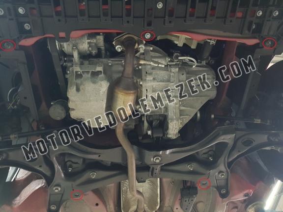 Acél motor, kapcsolószekrény, hütő védőlemez Citroen C 1