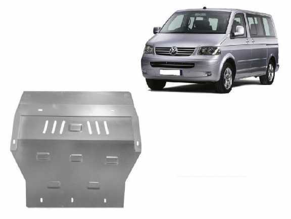 Galvanizált acél motor, sebbeségváltó, hütő, első lökhárító védőlemez Volkswagen Transporter T5 Caravelle